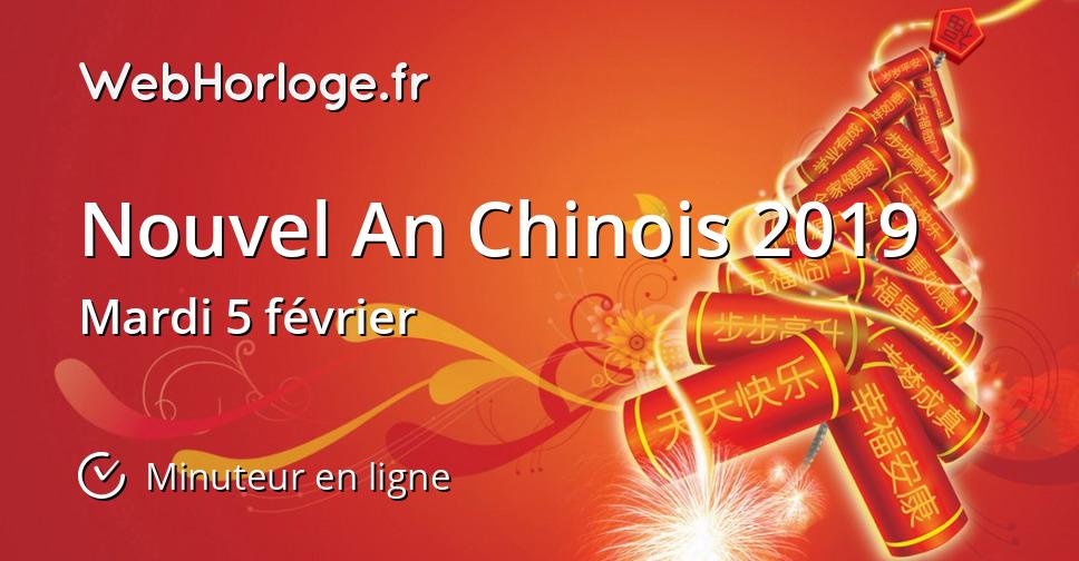 Nouvel An Chinois 2019