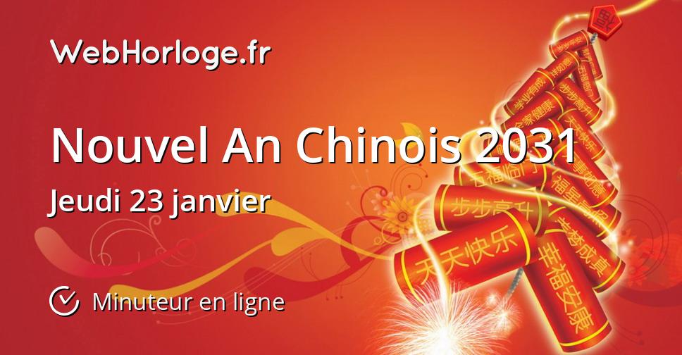 Nouvel An Chinois 2031