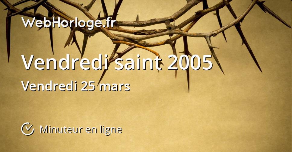 Vendredi saint 2005
